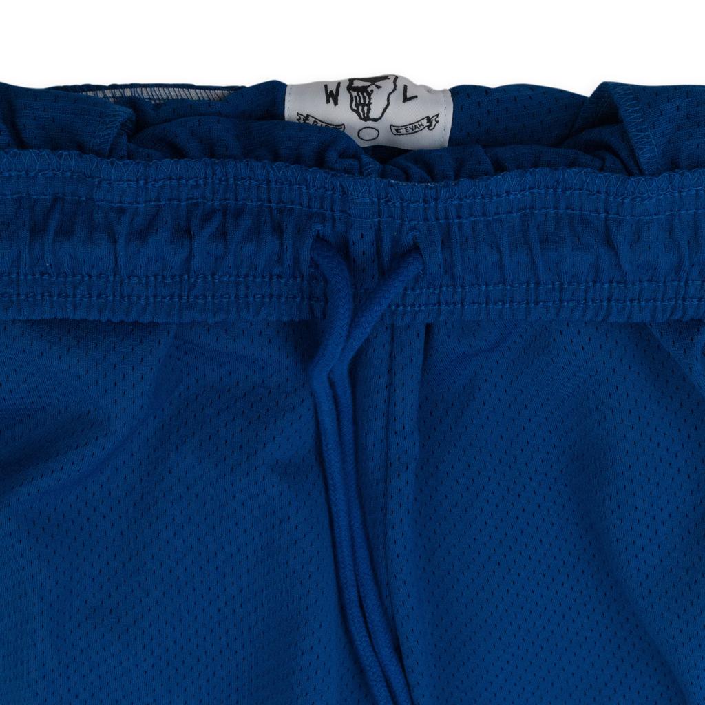 Warren Lotas WOODSTOCK MESH BLUE SHORTS