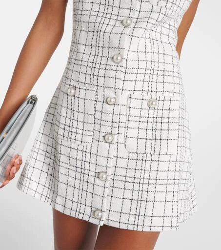 Same Grace checked knitted minidress 5