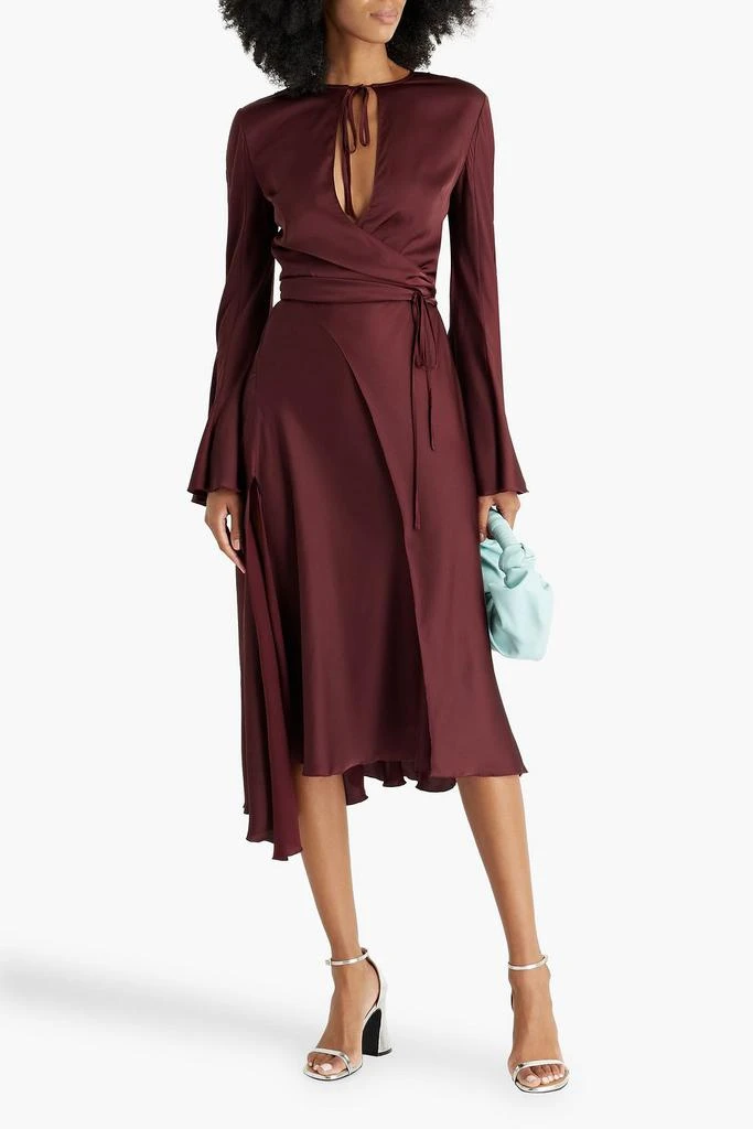 Shop Wrap-effect satin midi dress on Sale at BeyondStyle  Get 65% Off Wrap-effect  satin midi dress with Limited-Time Flash Deals, Exclusive Discounts, and  Special Offers. Enjoy Unbeatable Savings on Wrap-effect satin