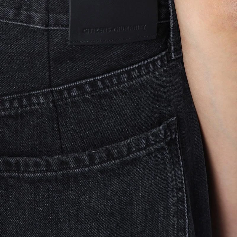 Citizens of Humanity Black Horseshoe Wide Jeans 5