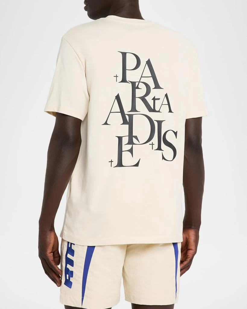 RTA Men
s Liam Typography Oversized T-Shirt 3