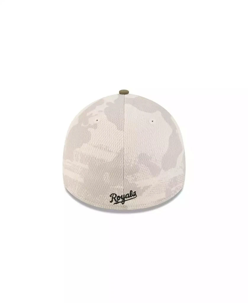 New Era Men's Light Beige/Olive Kansas City Royals 2025 Armed Forces Day 39THIRTY Flex Hat 5