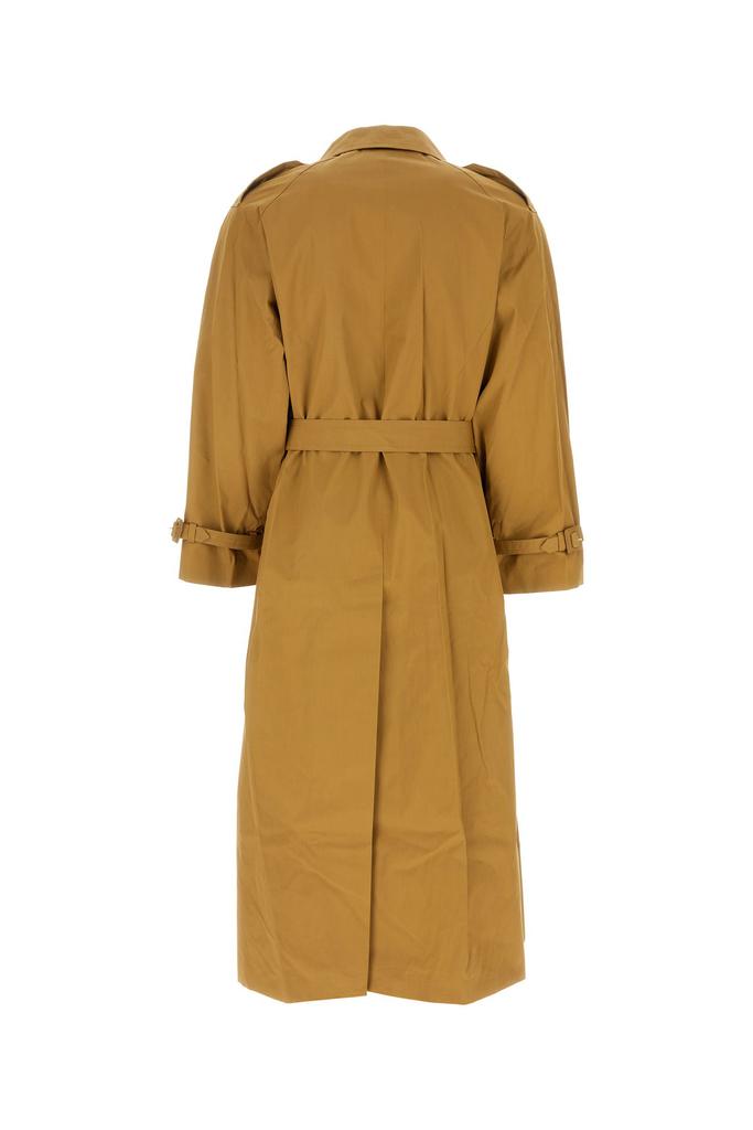 Vetements Camel cotton oversize trench coat