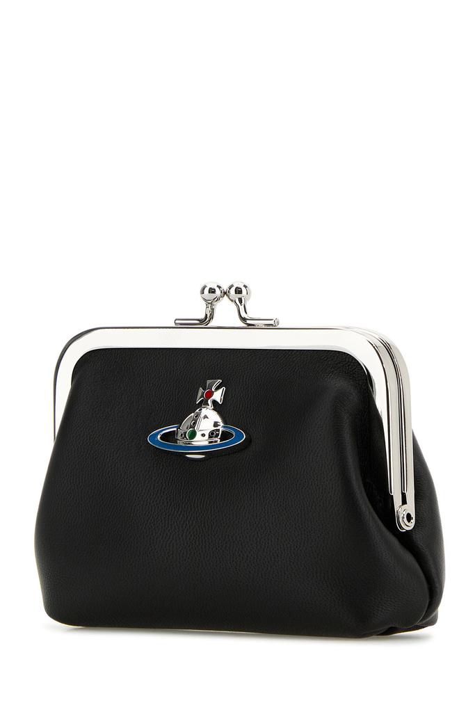 小物 Vivienne Westwood leather coin case Vivienne Westwood Coin Case Leather WHT Plain Women's