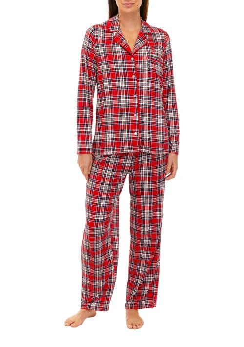 Kim Rogers® Rogers Notch Knit Pajama Set 1