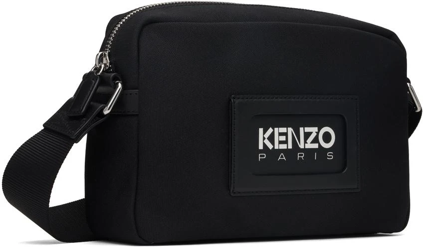 Black Kenzo Paris 'Kenzography' Strap Bag – On Sale Now with Up to
