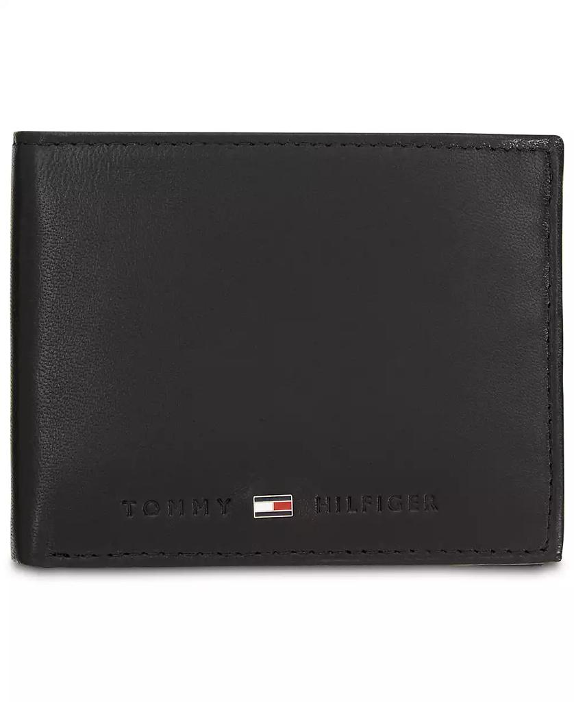 Tommy Hilfiger Men's Brax Leather RFID Traveler Wallet