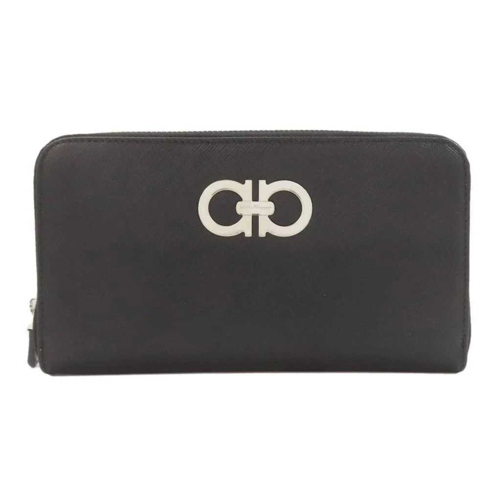 Salvatore Ferragamo Leather Long Wallet (Bi-Fold) (Pre-Owned)
