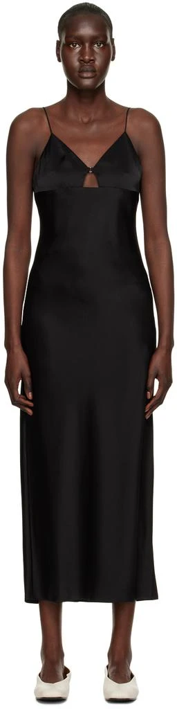 FILIPPA K Black Slip Maxi Dress