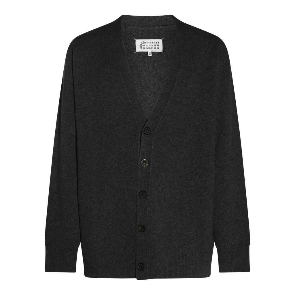 MAISON MARGIELA Maison Margiela V-Neck Button-Up Cardigan from Cettire