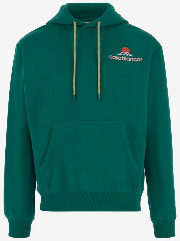 Casablanca Cotton Sweatshirt With Logo 1