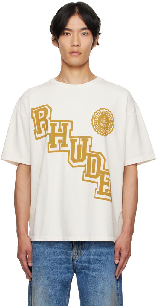 ★hude★ オフホワイト 'Rhude' Regatta Champions Tシャツ Rhude Off-White 'Rhude' Regatta Champions T-shirt - T-Shirts