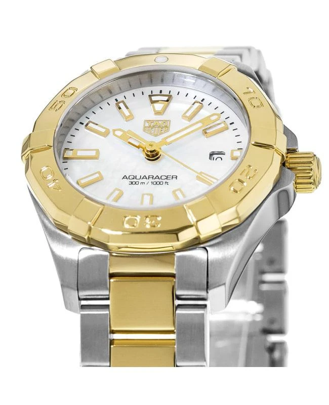 TAG Heuer Tag Heuer Aquaracer Lady 300M 27MM Quartz 18K Yellow Gold Plated Steel Women's Watch WBD1420.BB0321 2