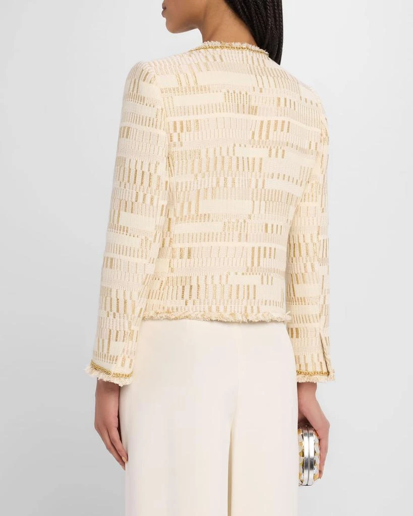 Kobi Halperin Kosta Metallic Chain-Trim Jacket 3