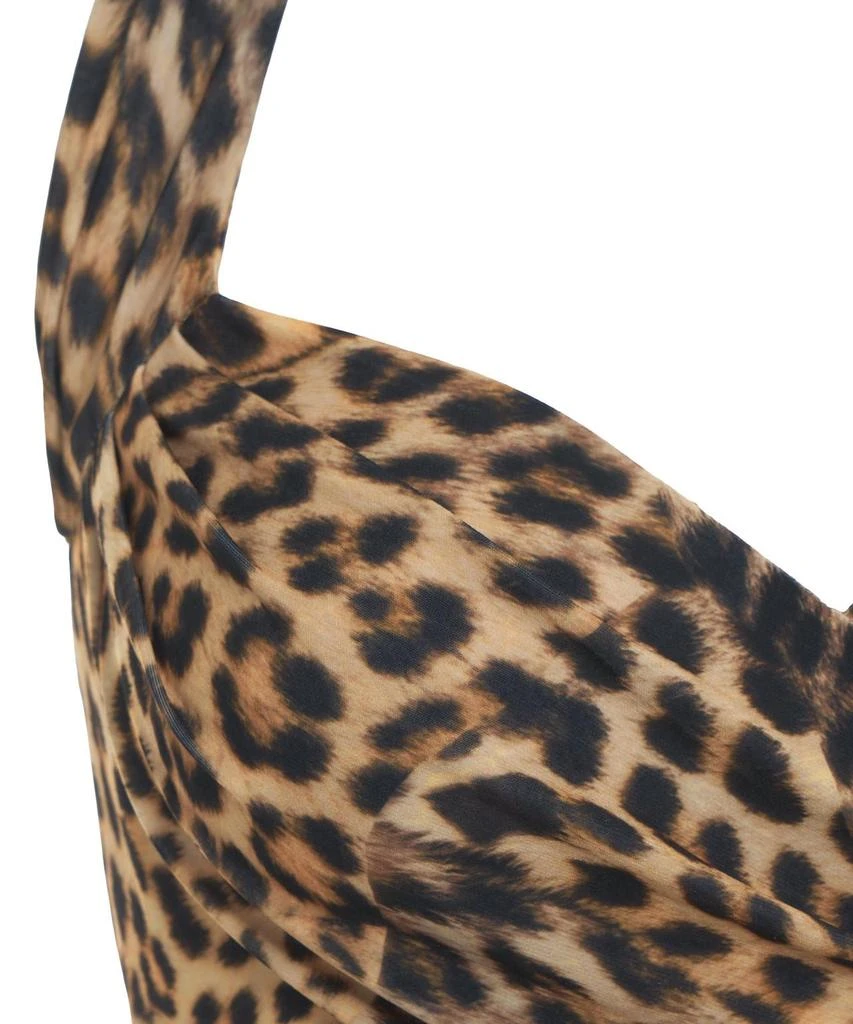 Norma Kamali Norma Kamali Cheetah Print Flared Dress 3