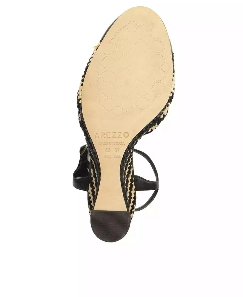 Arezzo Women's Jamie Fabric High Wedge Pumps 5