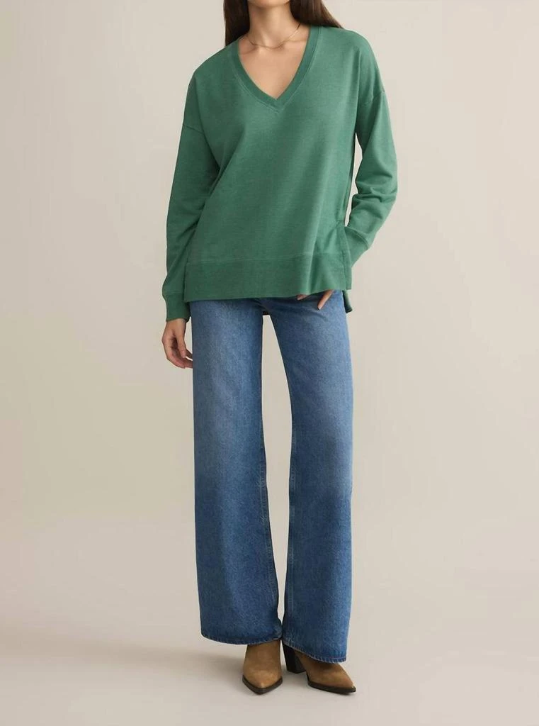 Z Supply Z Supply - Modern V-neck Weekender Sweatshirt 4