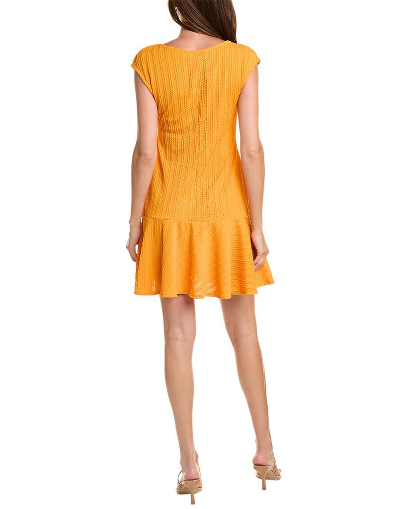 Isaac Mizrahi Flounce Mini Dress
