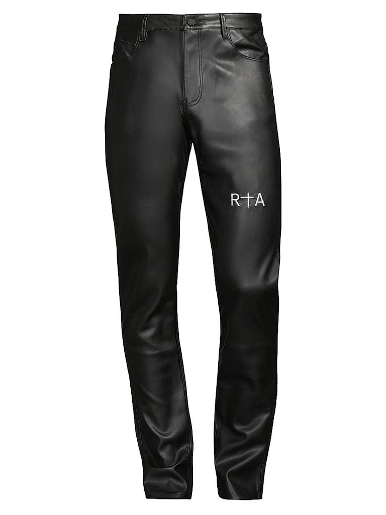 RTA Bryant Faux Leather Pants 1