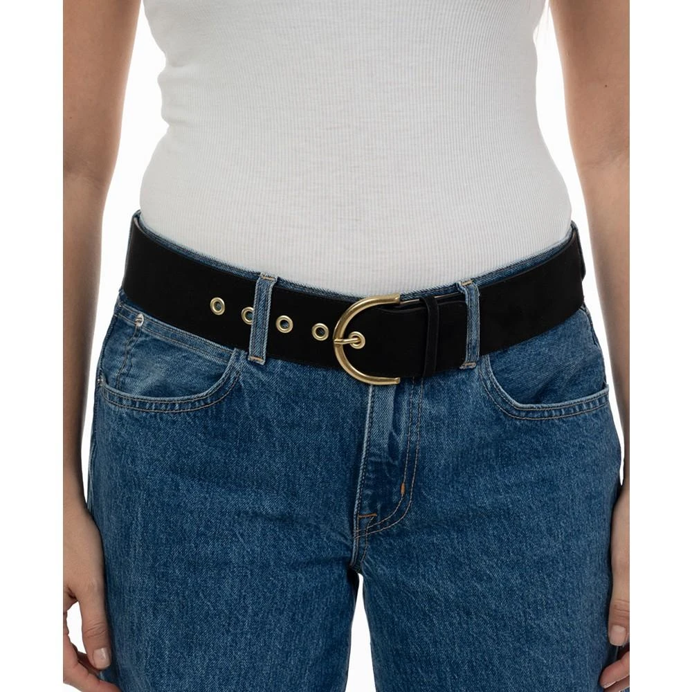 Style & Co Women's Faux-Suede Stretch Belt, Created for Macy's 3