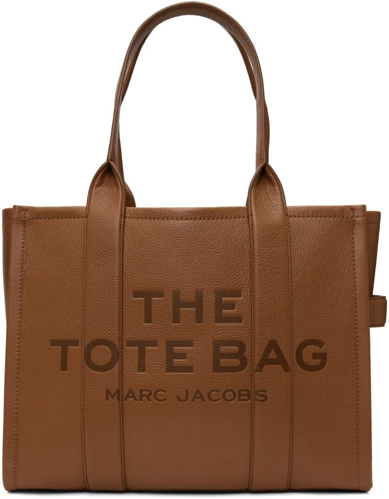 Marc Jacobs Brown 'The Leather Large' Tote 1