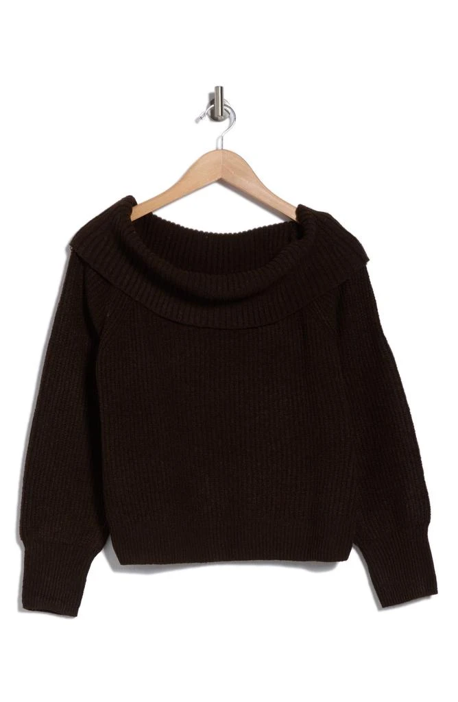 Abound Foldover Off the Shoulder Sweater 3