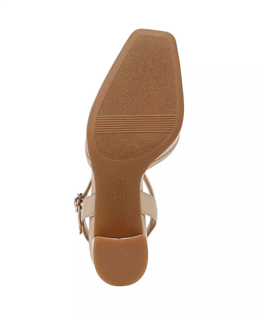Naturalizer Wave Square Toe Ankle Strap Pumps 5