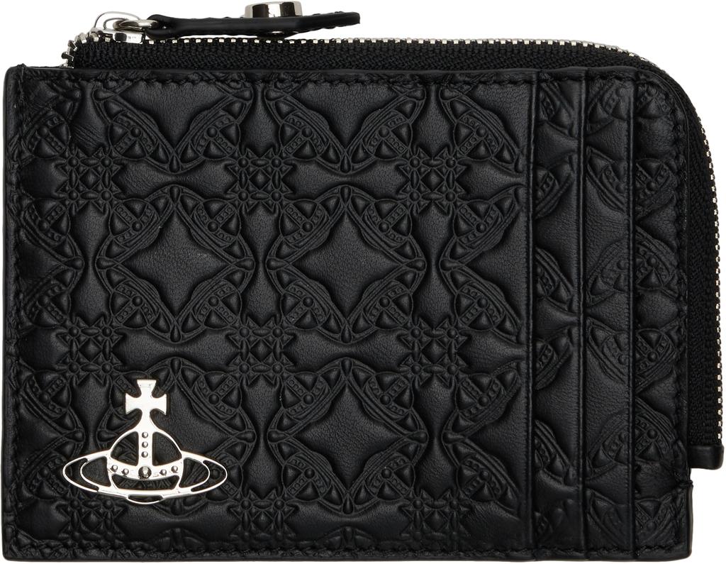 Vivienne Westwood Black Zip Card Holder - Bags - BeyondStyle