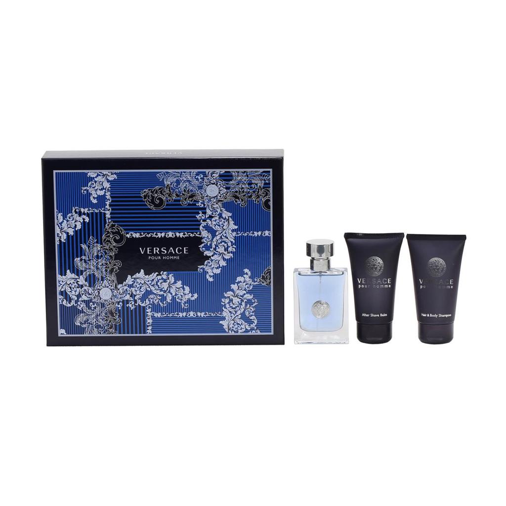 Versace Pour Homme Gift Set - 1.7 oz Spray 1.7 After Shave Balm & 1.7 oz Shower Gel