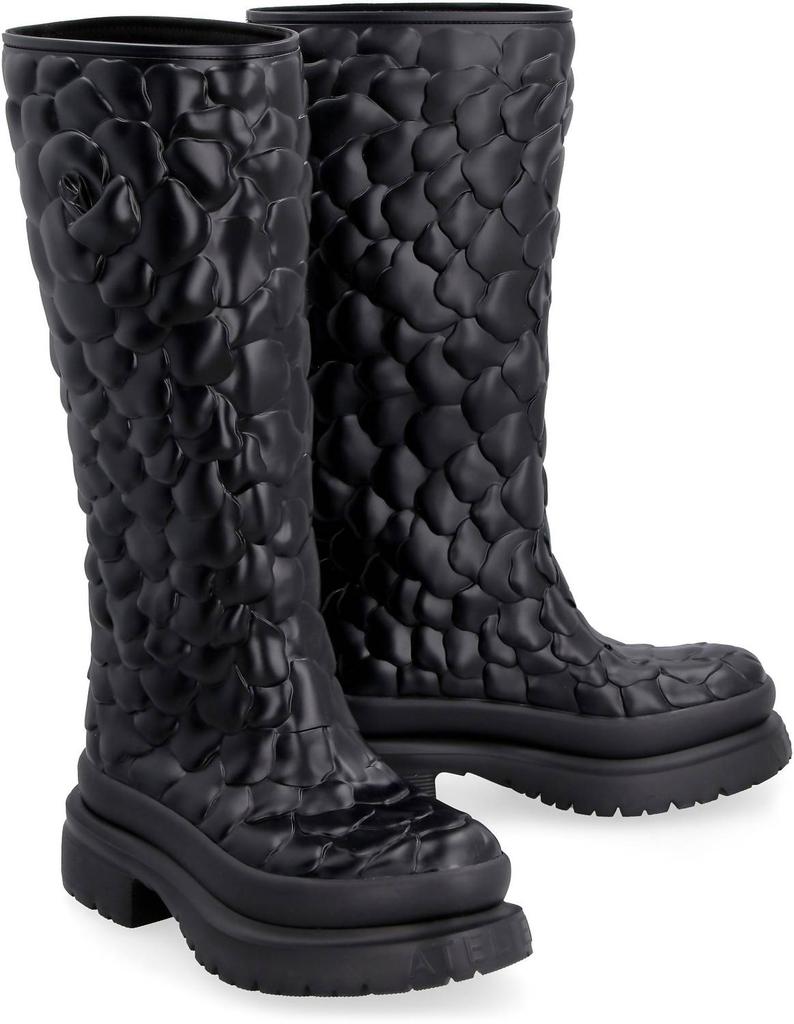 Valentino Valentino Garavani - Women's Atelier 03 Rose Rubber Boots