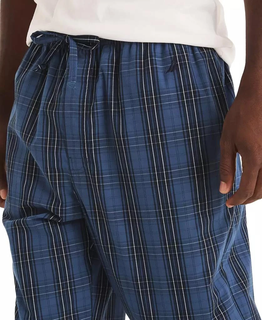 Nautica Men's Plaid Plaid Poplin Pajama Pants 4