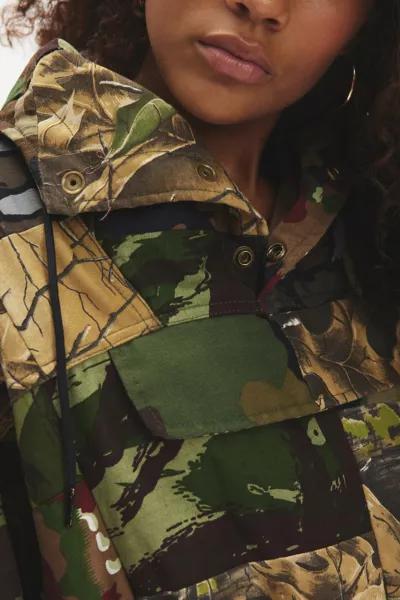 Urban Renewal ReMADE By UO Pieced Camo Jacket