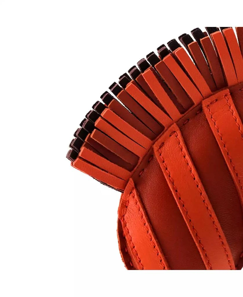 Pre-Owned HERMÉS Pre-Owned HERMES GeeGee Savannah Bag Charm Leather 5