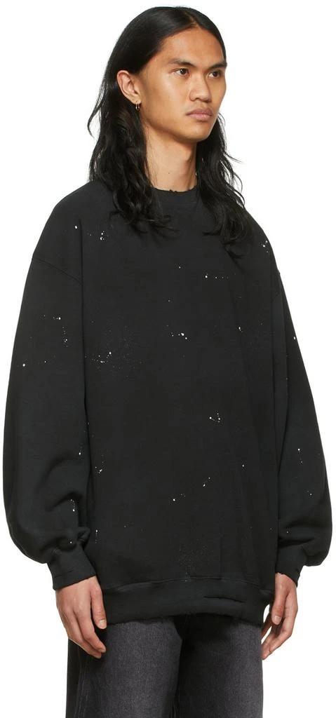 We11done Black Cotton Sweatshirt 2