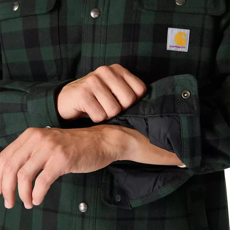 Carhartt Carhartt Men
s Flannel Sherpa Lined Shirt Jacket 8