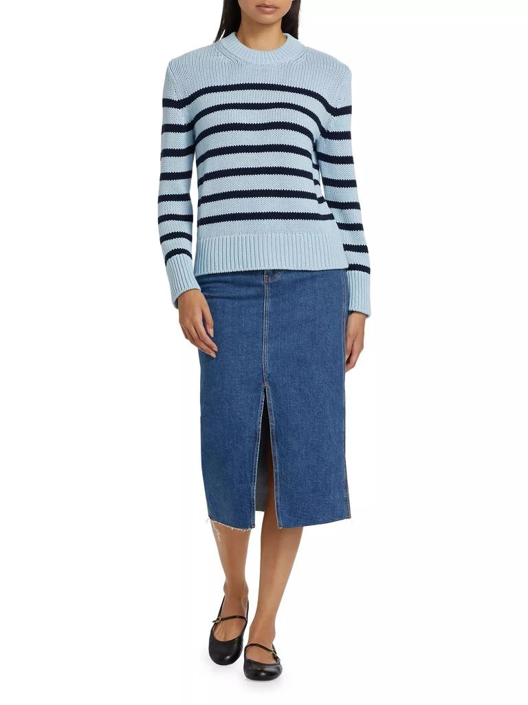 Rails Alise Striped Cotton Crewneck Sweater 2