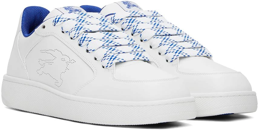 Burberry White Trainer Sneakers 4