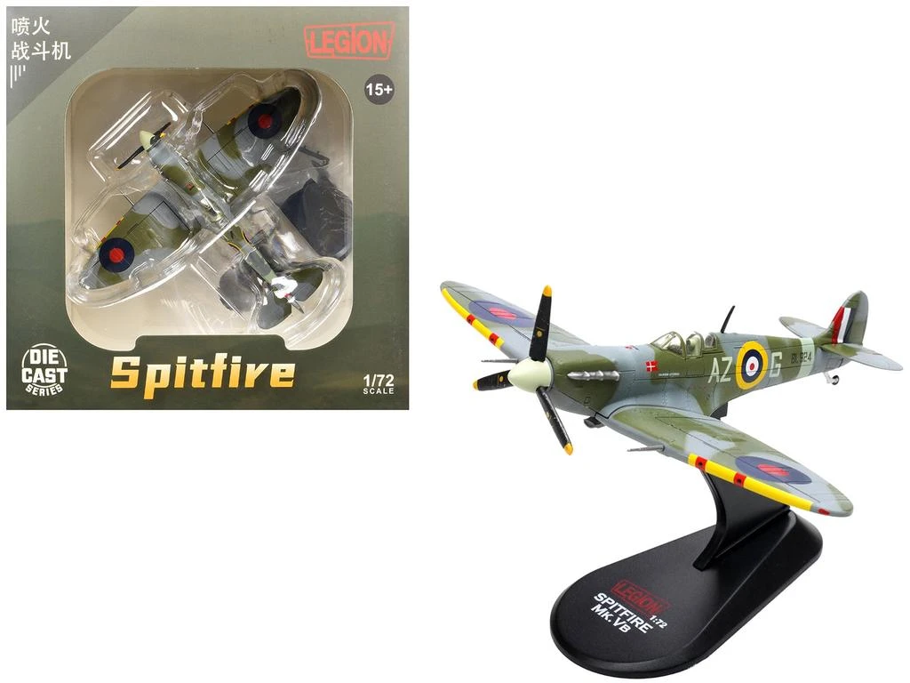Legion Supermarine Spitfire Mk Vb BL924 Pilot Officer Aksel Svendsen Danish Valdemar Atterdag No 234 Squadron 1942 RAF 1/72