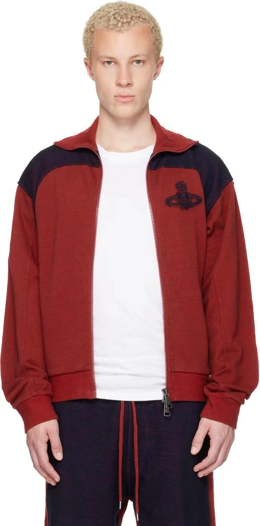 Vivienne Westwood Red & Navy Alien Track Jacket