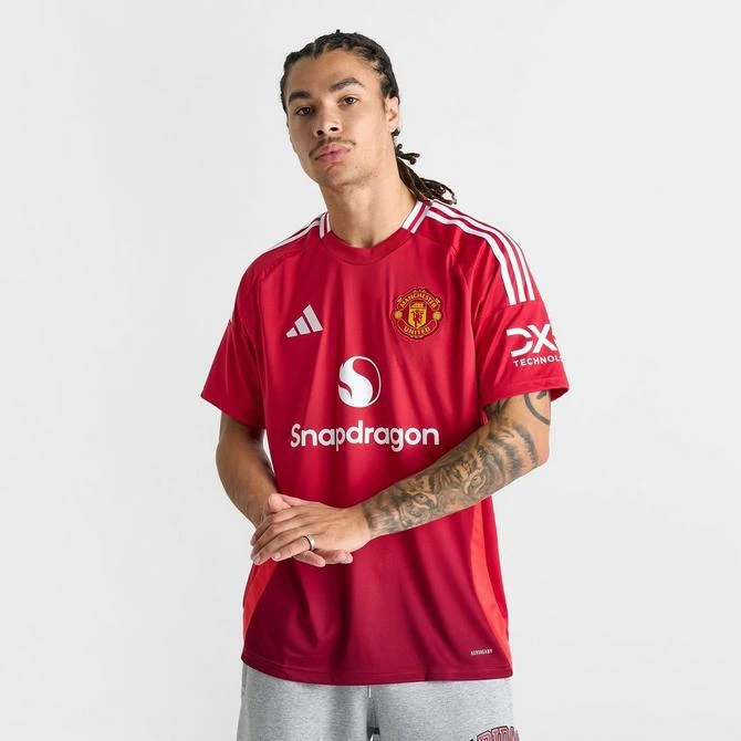 Adidas Men's adidas Manchester United 24-25 Home Replica Soccer Jersey 3