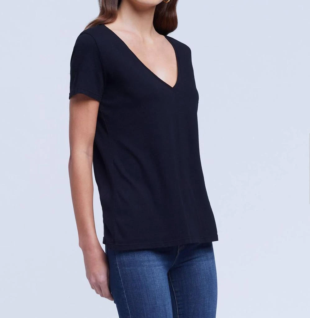 L'Agence Daija Relaxed V-Neck Tee 3