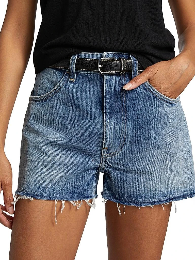 BLK DNM Raw-Edge Jean Shorts 6