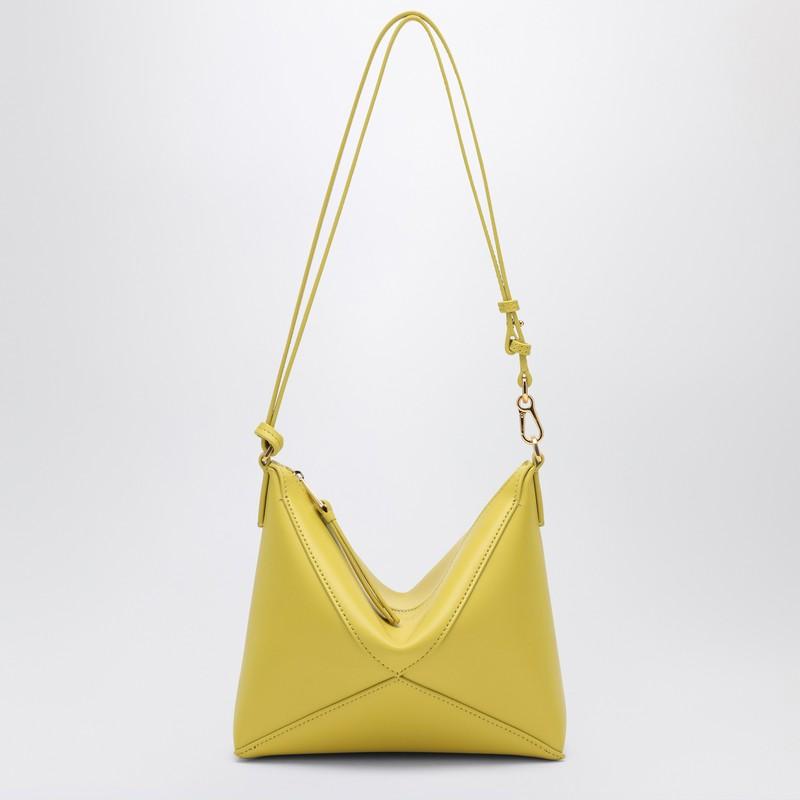 Loewe Puzzle Fold yellow clutch bag