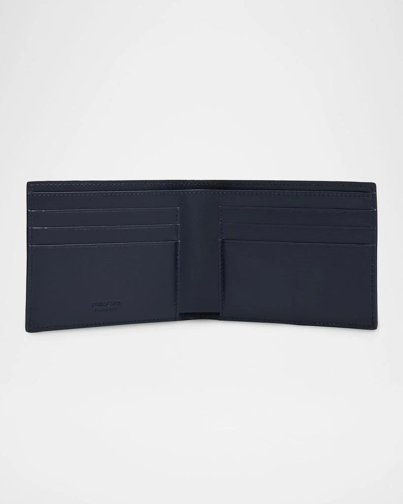 Salvatore Ferragamo Men's Florence Palmellato Calfskin Bifold Wallet 4