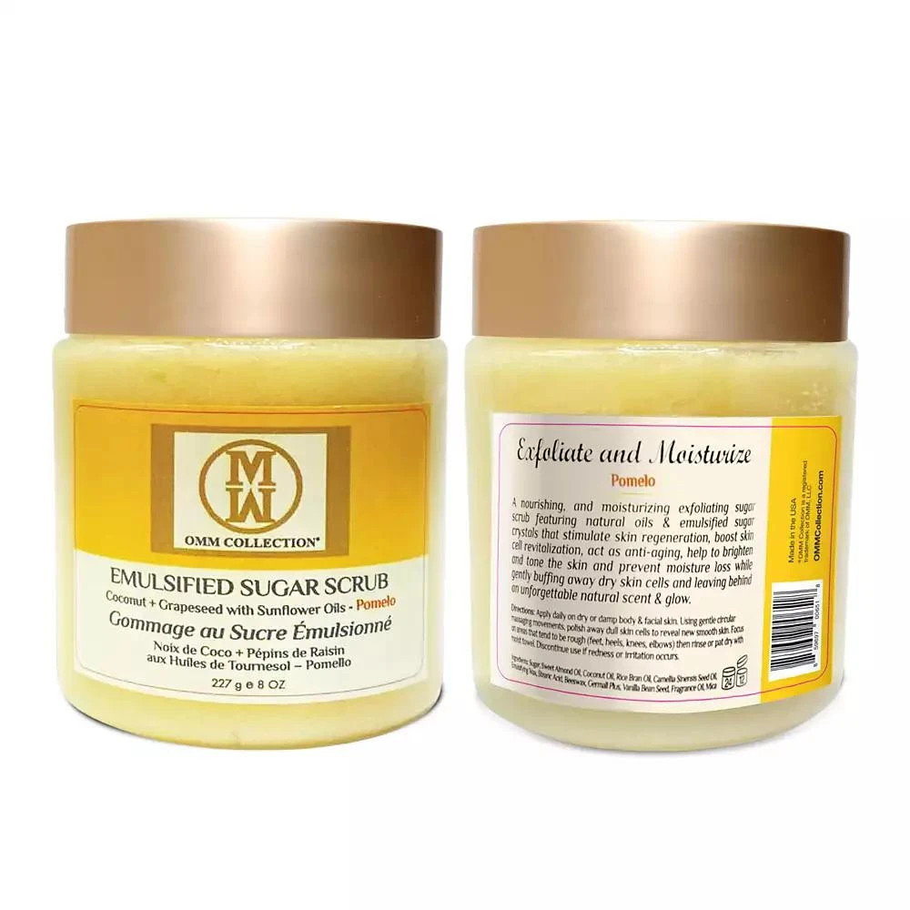 OMM Collection Emulsified Sugar Scrub - Pomelo 8oz