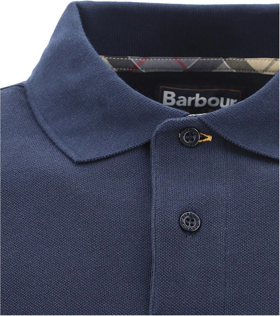 Barbour Barbour Logo Embroidered Short-Sleeved Polo Shirt 6
