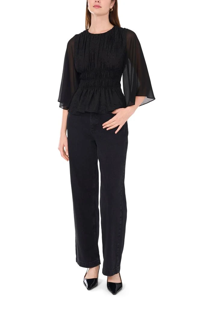Parker The Elodie Metallic Smocked Top 5