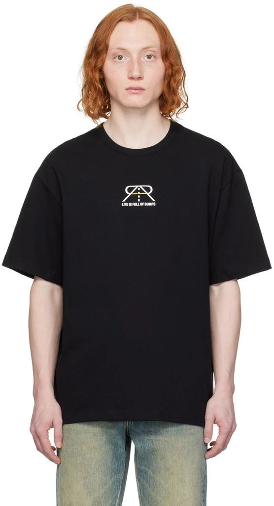 RTA Black Oversized T-Shirt 1