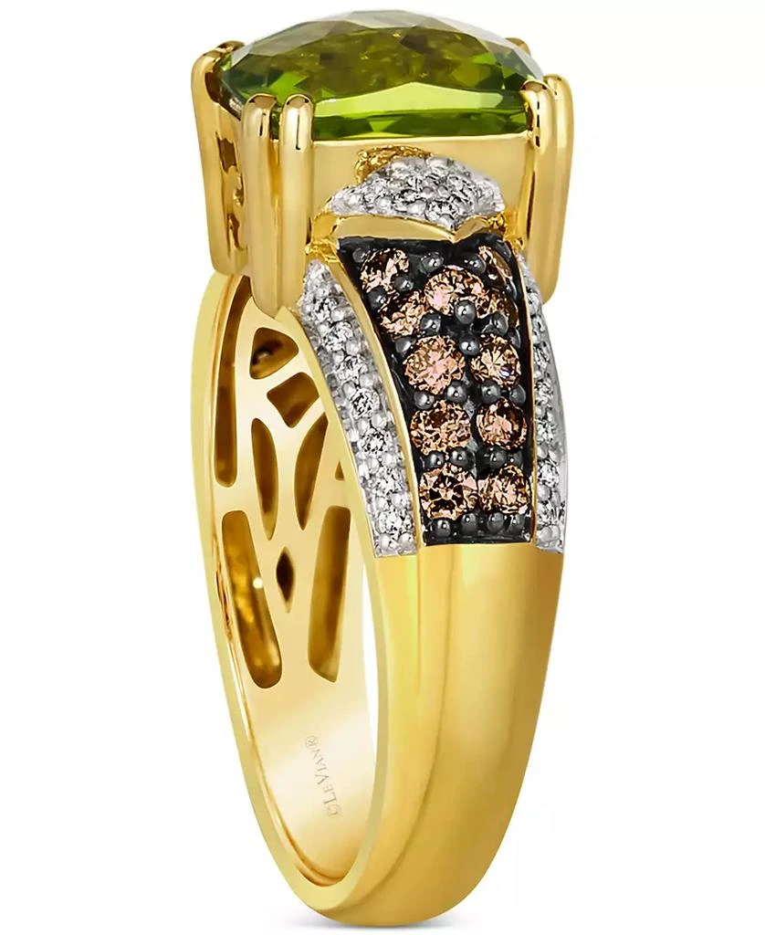 Le Vian Chocolatier® Green Apple Peridot (1-7/8 ct. t.w.) & Diamond (1/2 ct. t.w.) Ring in 14k Gold 4