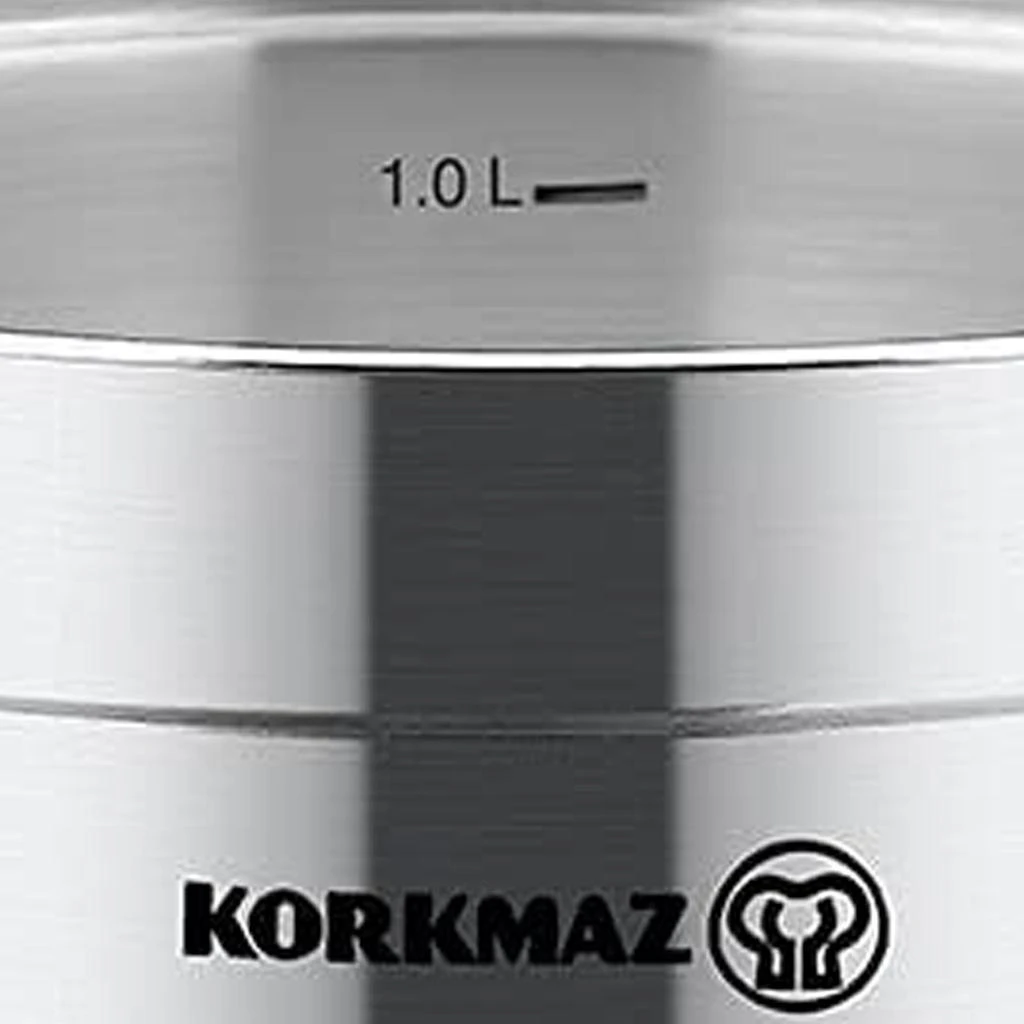 Korkmaz Gastro Proline 5.4 Quart Stainless Steel Mixing Bowl in Silver 2